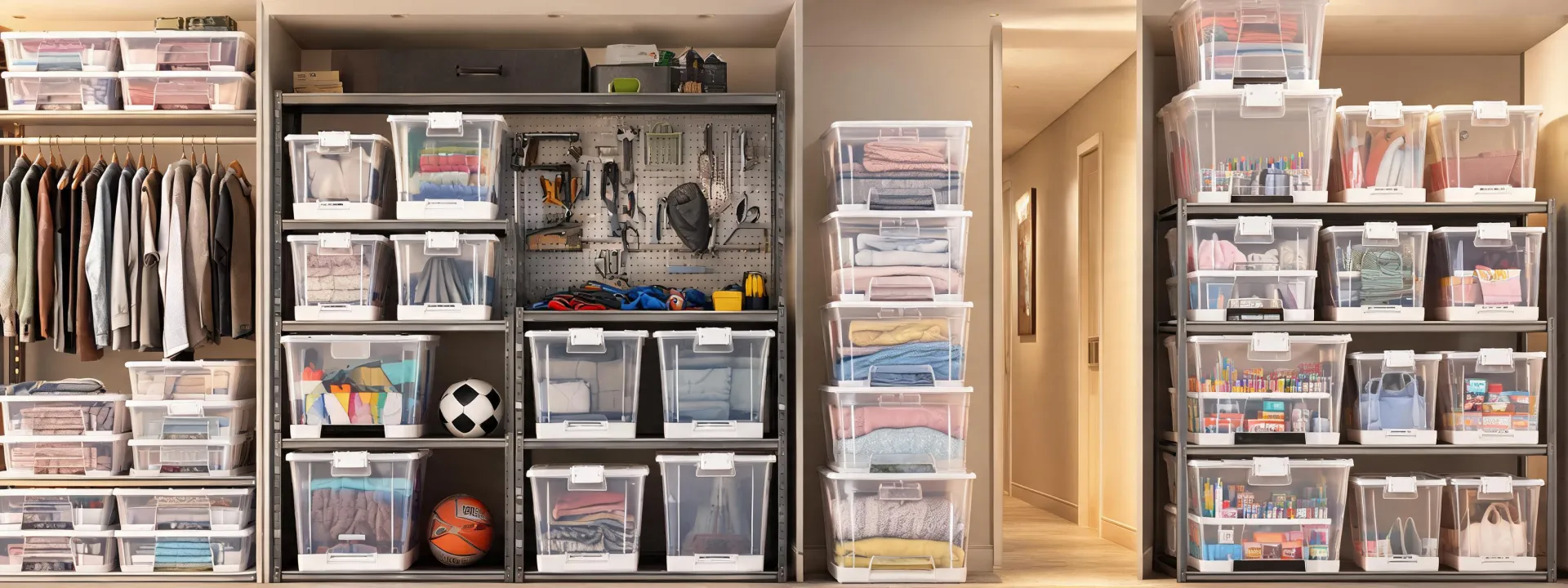 Organized home storage use cases